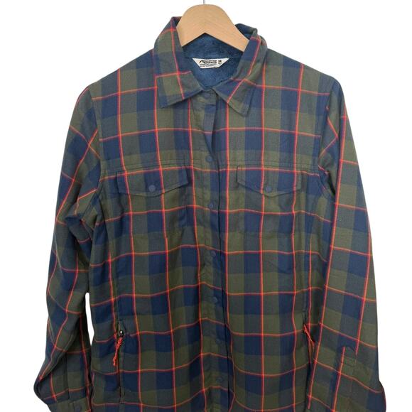 Mountain Khakis Christi Fleece Lined Flannel Shirt Jacket Plaid Medium - Picture 5 of 11